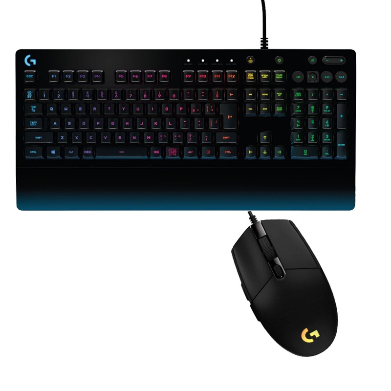Pack Gamer LOGITECH Filaire Souris G102 et Clavier G213