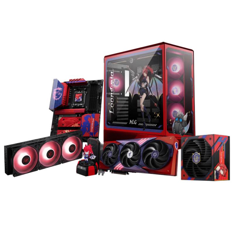 Pack Gaming MSI MLG: RTX 5070 Ti 16G / B850 / PANO 130R / A850GLS / CoreLiquid A17