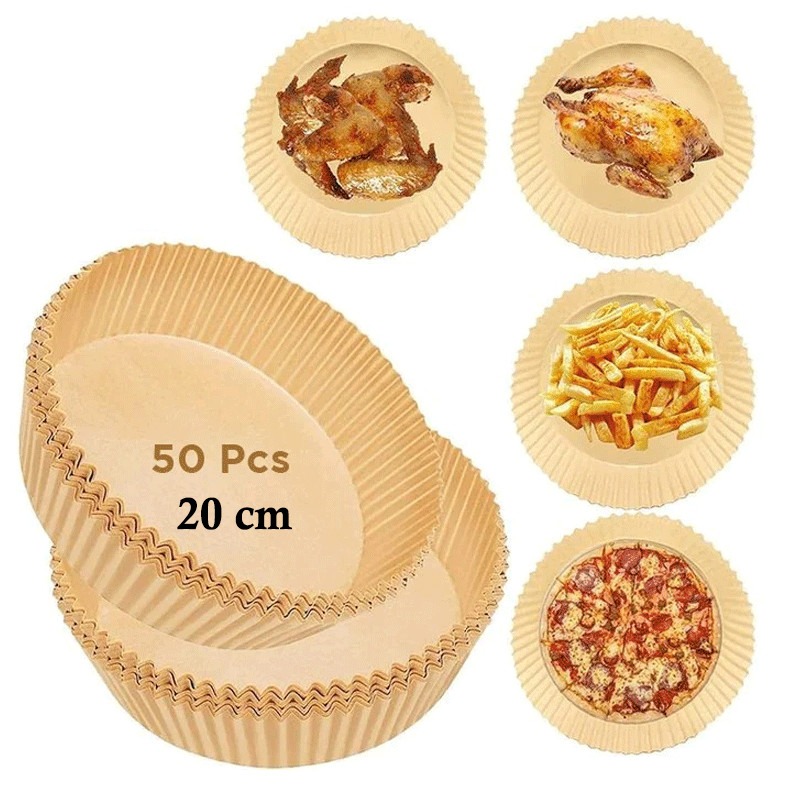 Papier Cuisson PROVA Pour Les Friteuses Sans Huile 50 Pièces