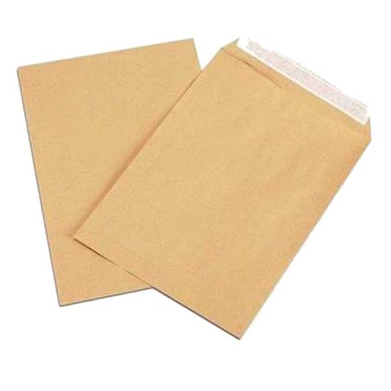 Paquet de 250 Pochettes PIGNA kraft 370 x 450 mm Strip 90gr