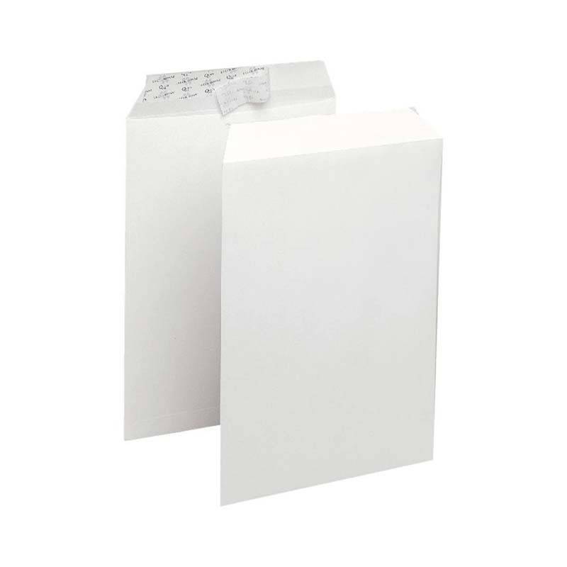Paquet de 500 Pochettes PIGNA Blanches 162 x 230 mm Strip 90gr
