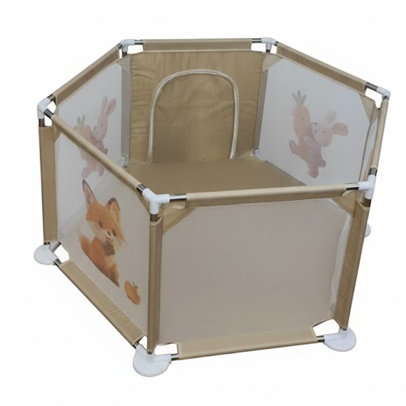 Parc de Jeu Sécurisé Pour Bébé - Beige
