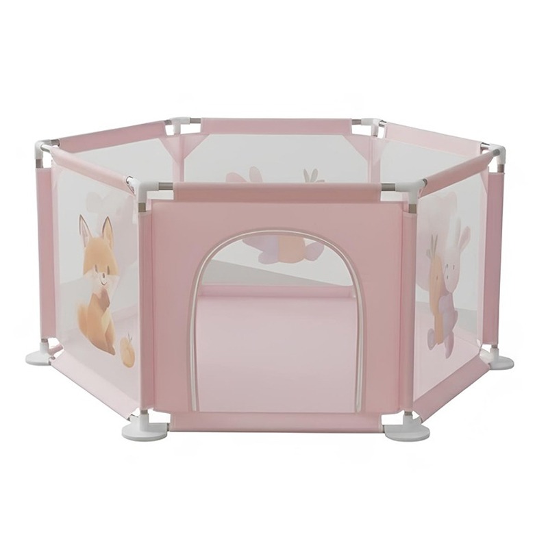 Parc de Jeu Sécurisé Pour Bébé - Rose bébé