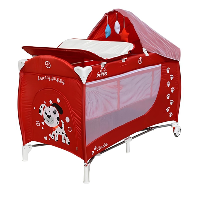 Parc Lit PRIMA Lindo PARC003-RG - Rouge