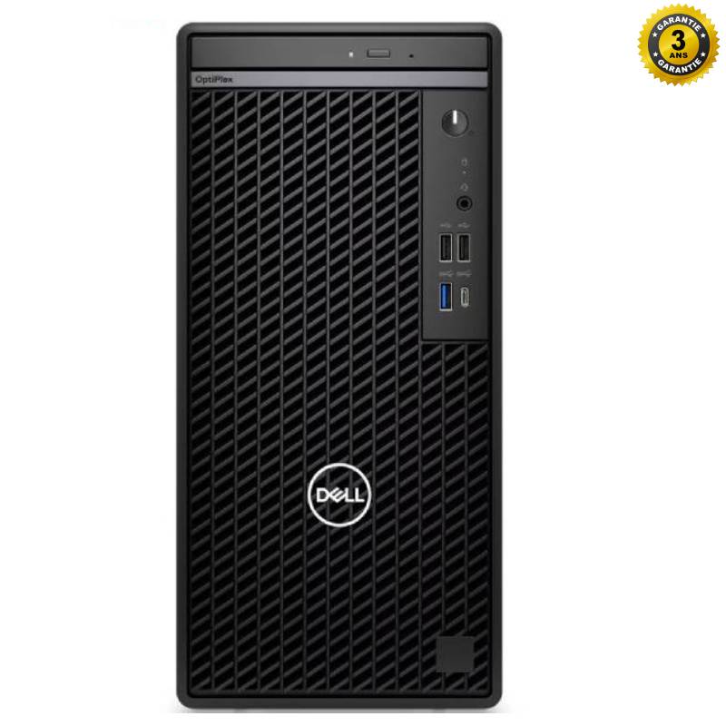 PC de Bureau DELL OPTIPLEX 7020 MT i3 12è Gén 16G 512Go SSD - Noir