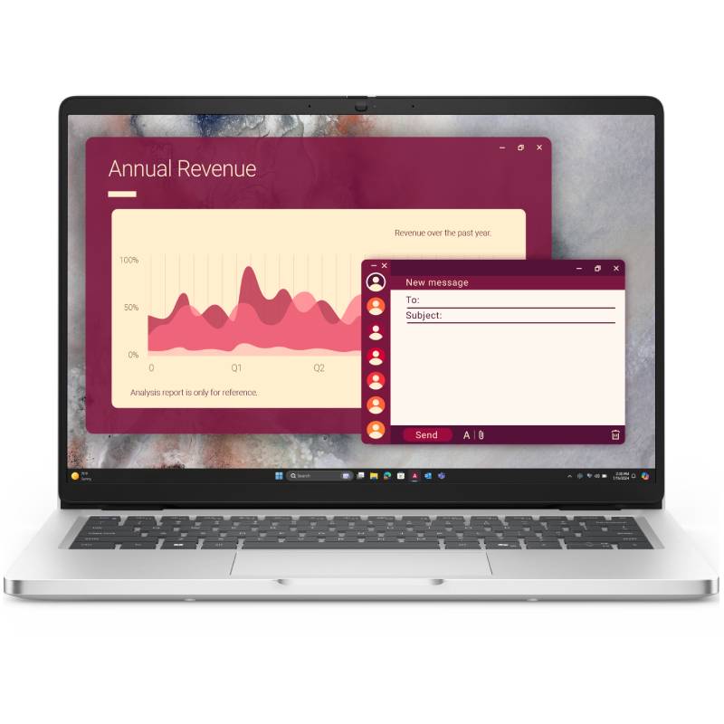 PC Portable DELL Pro 14 Intel Core 5 120U 8Go 512Go SSD - Silver