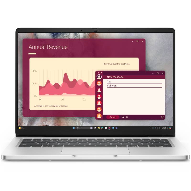 PC Portable DELL Pro 14 Ultra 7 255U 8Go 512Go SSD - Silver