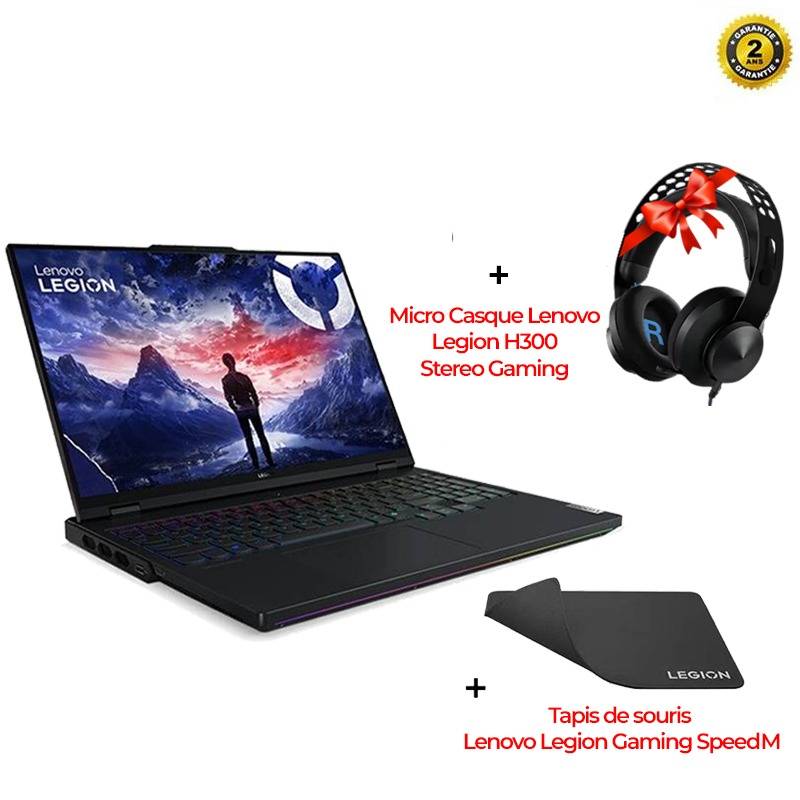 PC Portable Gamer LENOVO Légion Pro 7 16IRX9H i9 14è Gén 32Go RTX 4090(83DE005UFG)