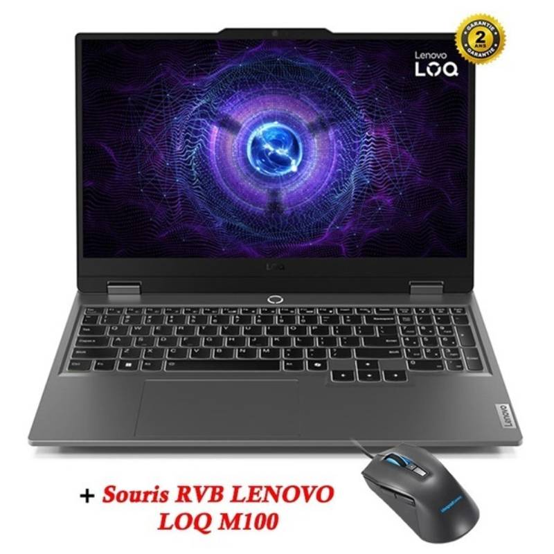 PC Portable Gamer LENOVO LOQ 15IRX9 i7 13ème Gén 16G RTX4050