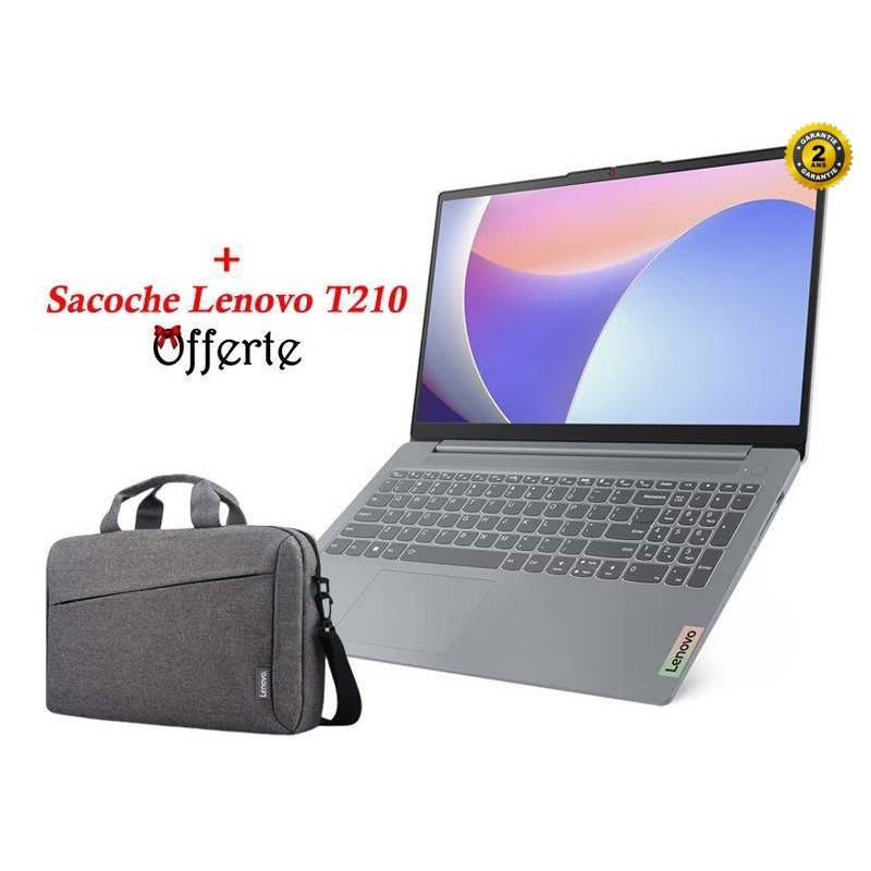 PC Portable LENOVO IdeaPad Slim 3 15IAN8 i3-N305 8G 256Go SSD - Gris