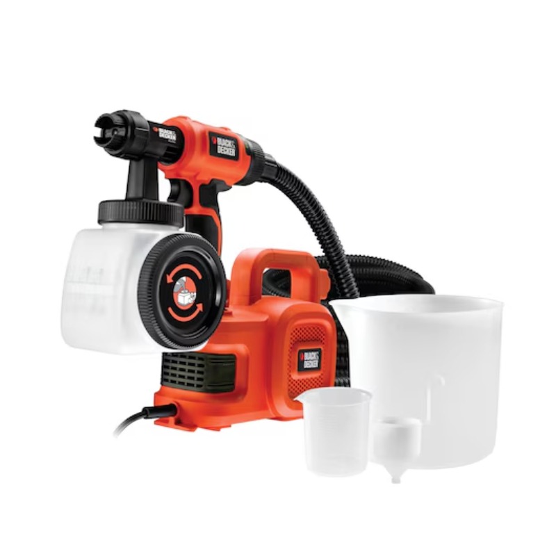 Pistolet à Peinture Filaire Black&Decker 450W Turbine Déportée