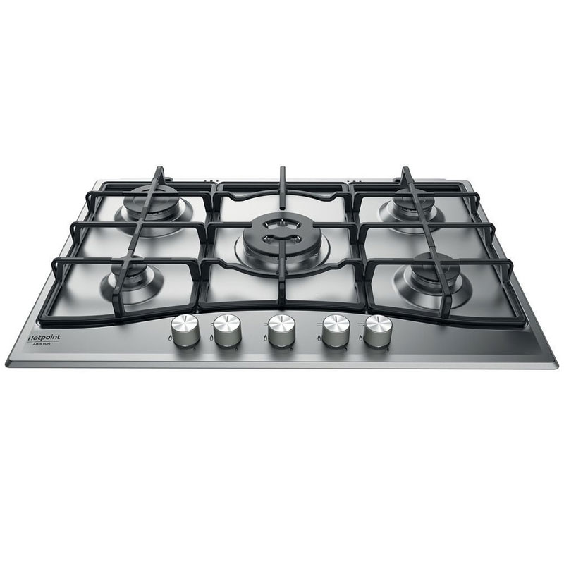 Plaque de Cuisson Encastrable ARISTON PCN-751-T-IX-A 5 Feux 75cm - Inox