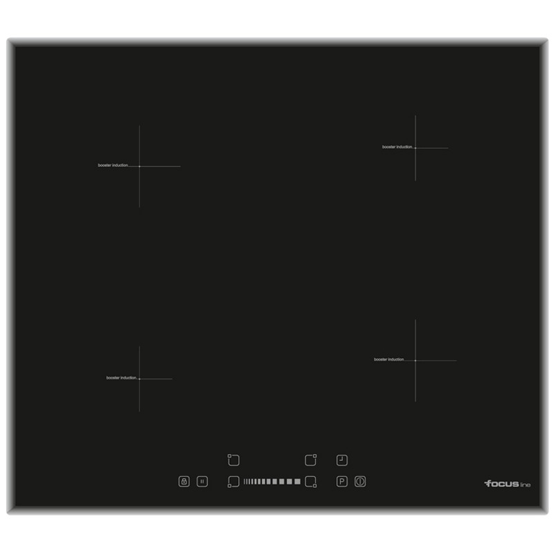 Plaque De Cuisson Encastrable FOCUS Line Tornado 60cm - Noir