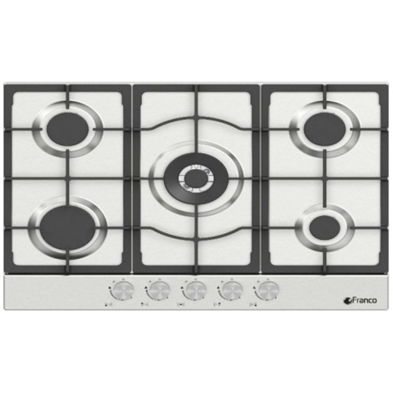 Plaque de Cuisson Encastrable FRANCO 453-IF 5 Feux 70 cm - Inox