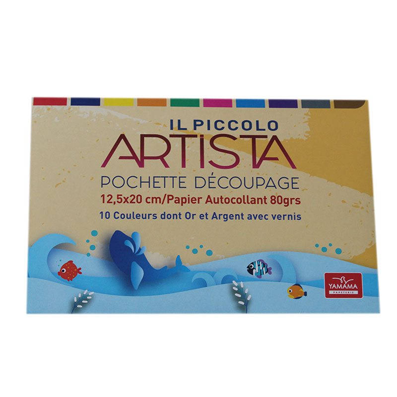 Pochette De Découpage YAMAMA L'ARTISTA 12.5x20cm Autocollant