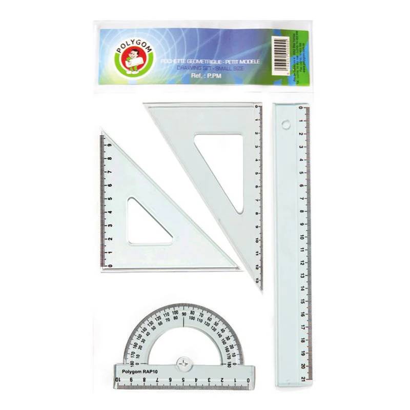 Pochette Géometrique 4 Piéces 20 Cm (1000455)