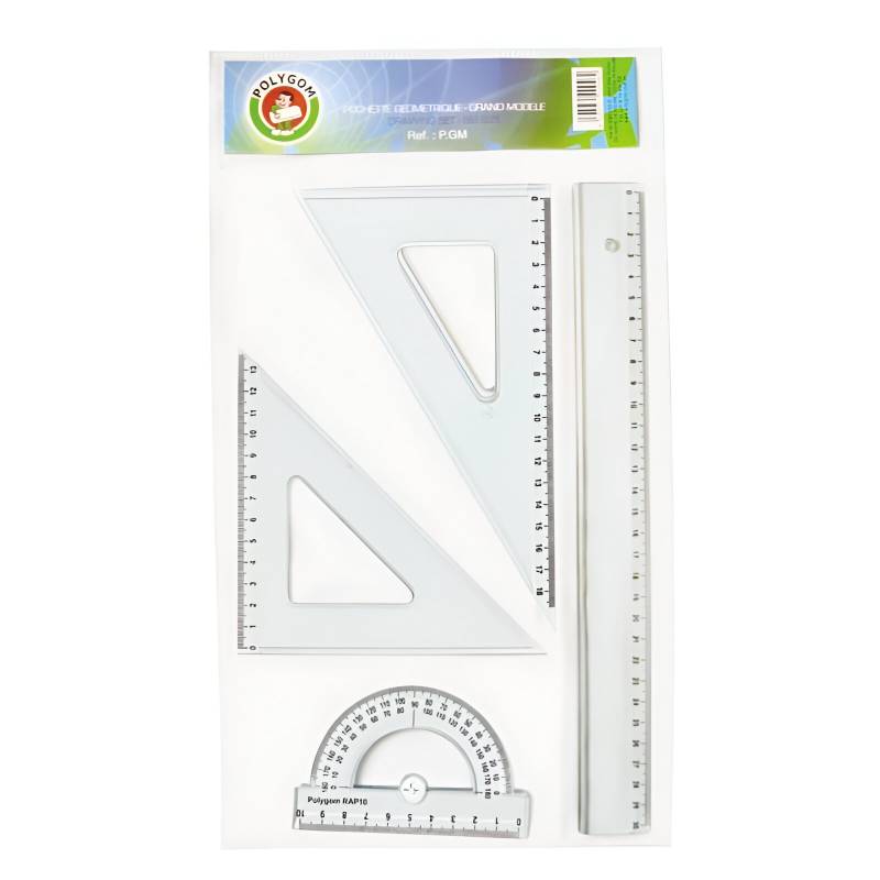 Pochette Géometrique 4 Piéces 30 Cm (1000462)