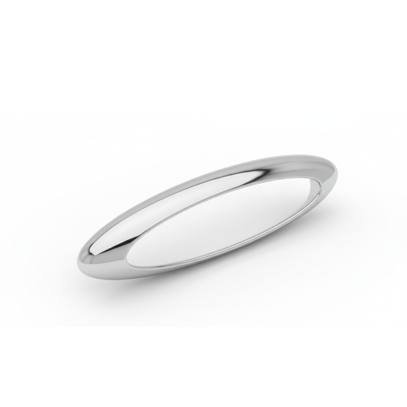 Poignée de Meuble Chromée B36 128mm CP Forme Moderne