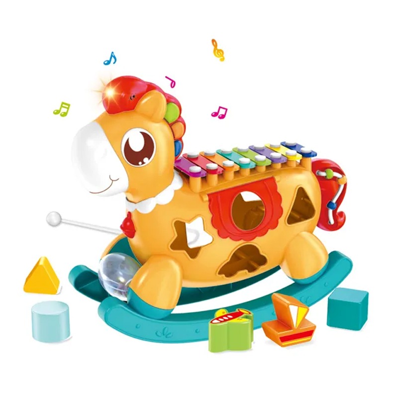 Poney Musical Avec Bloc Pour Enfant 217-423