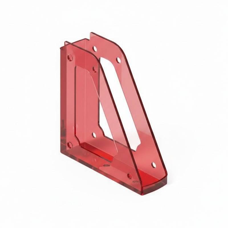 Porte Revue FAIBO Transparent - Rouge (151538)
