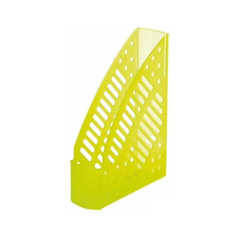 Porte revue Faibo Ajouré Transparent - Jaune fluo(150203)