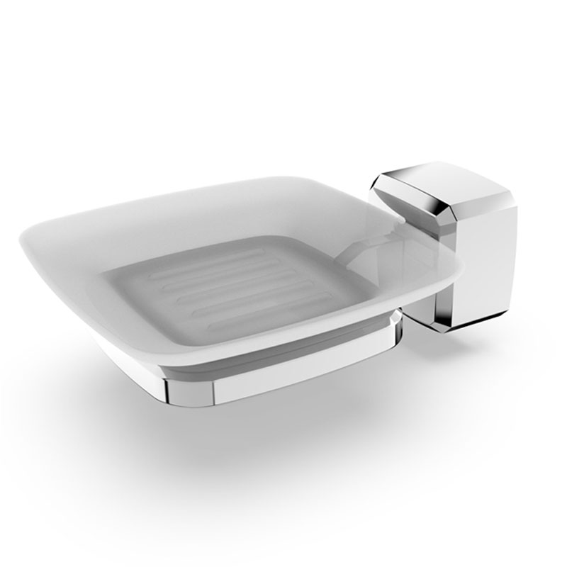 Porte Savon mural KWARTZ ASS04033 - Silver