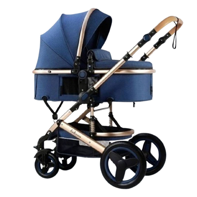 Poussette Landau BELECOO 530-W - Bleu