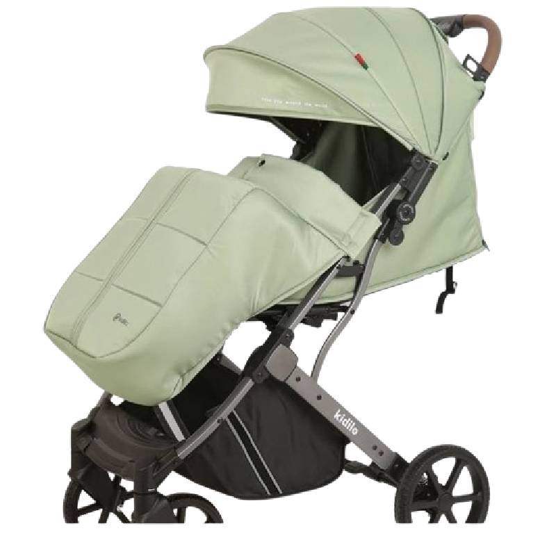Poussette Valise KIDILO V1F Avec cache pieds - Vert D'eau