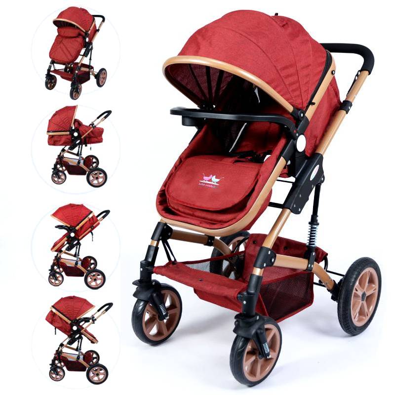 Poussette Landau BEBE CONFORT JX562T-WD - Rouge
