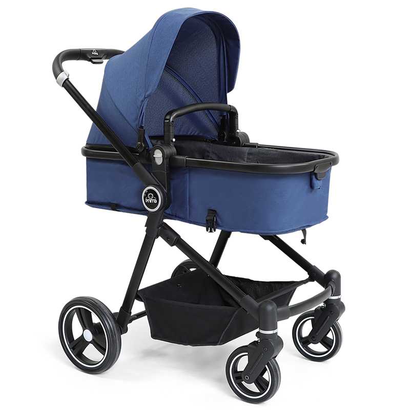 Poussette Landau PRIMA Amelia Réversible - Bleu