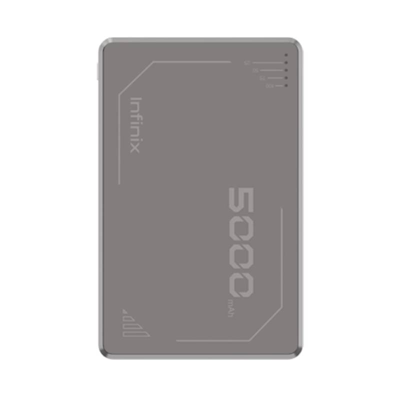 Power Bank INFINIX XP06 SANS FIL 5000mAh - Gris