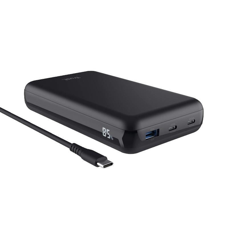 Power Bank TRUST LARO Pour PC 100 W - Noir