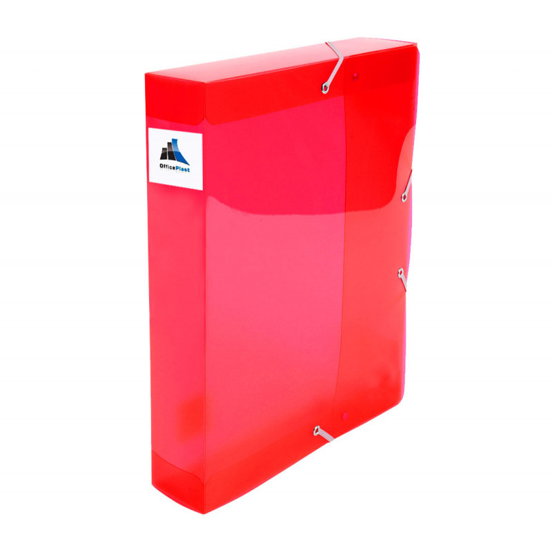 Boite de Classement OfficePlast Dos de 80 mm Rouge (1300112R)