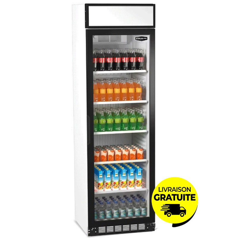 Réfrigérateur Vitrine Verticale MONTBLANC RBV352W 352L - Blanc