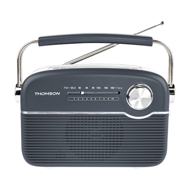 Radio Portable Sans Fil THOMSON Solaire RTS450BT - Gris