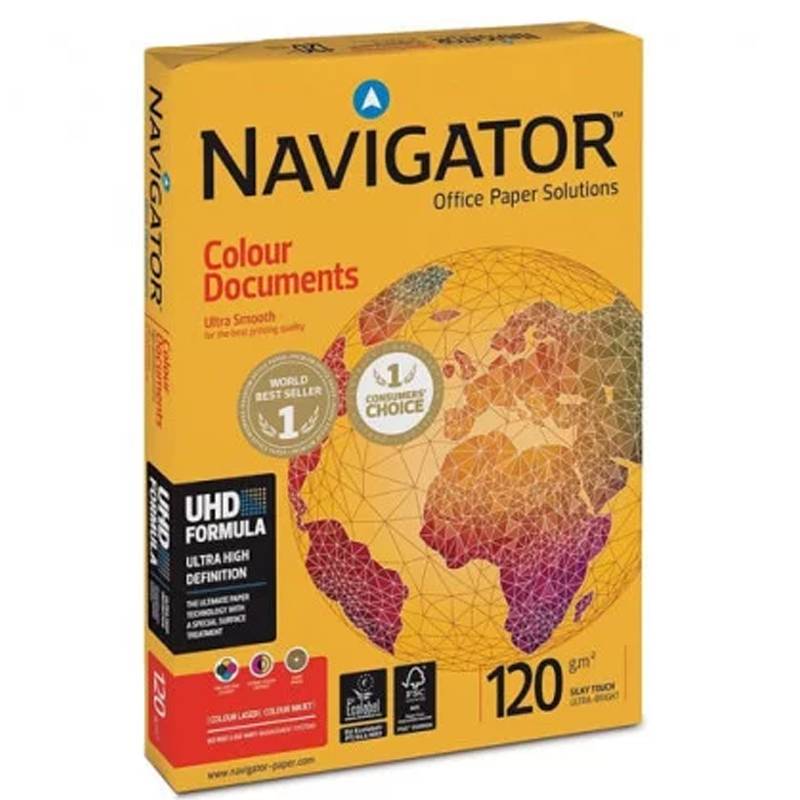 Rame Papier Présentation NAVIGATOR A4 120g/m² 250 Feuilles