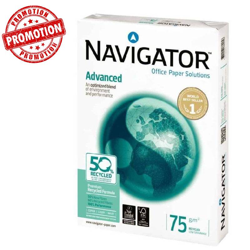Rame Papier NAVIGATOR  A4 75g/m² 500 Feuilles