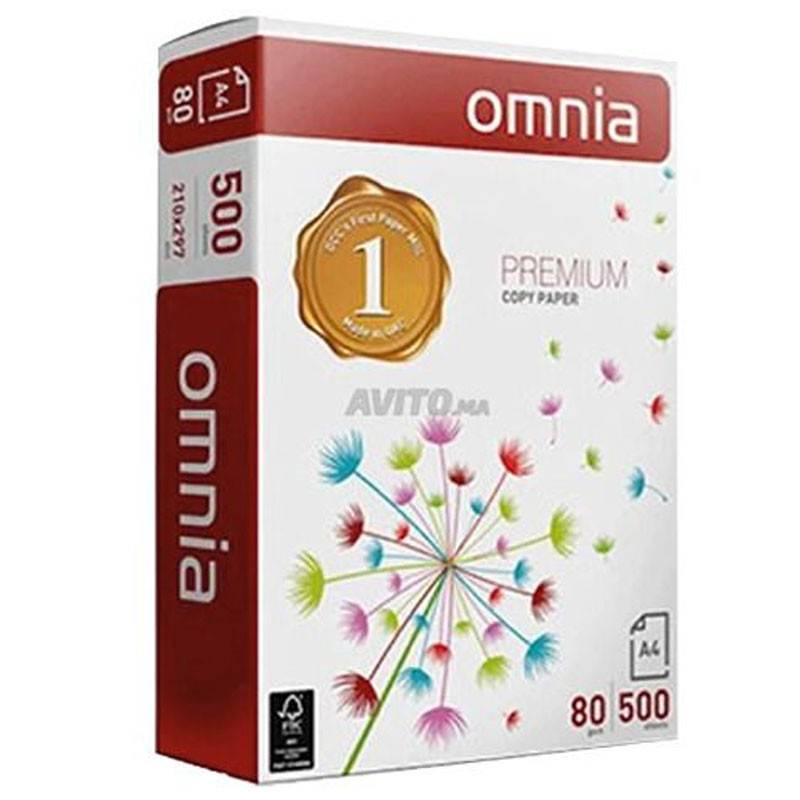 Rame Papier OMNIA Premium Blanc A4 80 GR