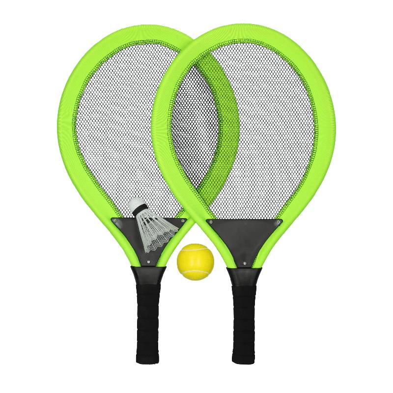 Raquette de Plage Tennis HB966-06 avec Balles - Vert