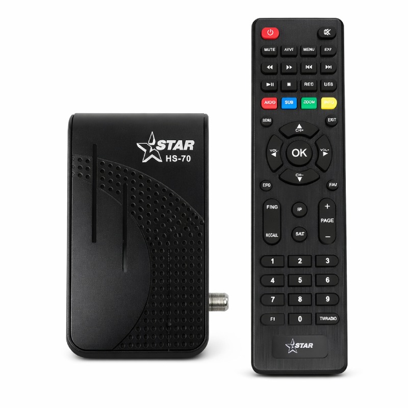 Récepteur STARSAT STAR HS70 + 6 Forfait 12 Mois