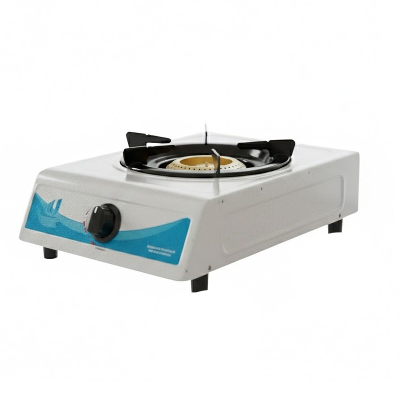 Réchaud à Gaz Naturel JZY1-518B 1 Feu - Blanc