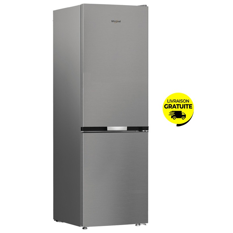 Réfrigérateur Combiné 6éme Sens WHIRLPOOL WBMF605372XNA 316L - Inox