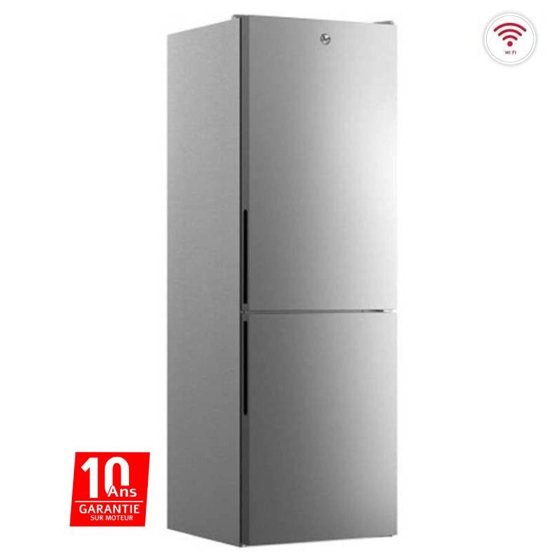 Réfrigérateur Combiné HOOVER HOCE4T618EX 341 Litres NoFrost - Inox