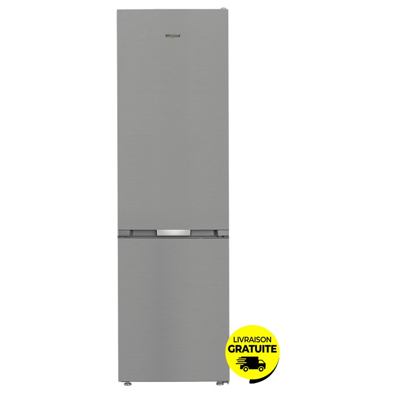 Réfrigérateur Combiné WHIRLPOOL WBMF606404XNA 250L NoFrost - Inox