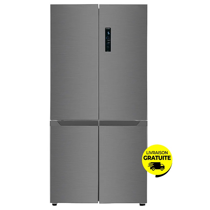 Réfrigérateur Side By Side TCL C512CDN 512 Litres NoFrost - Inox