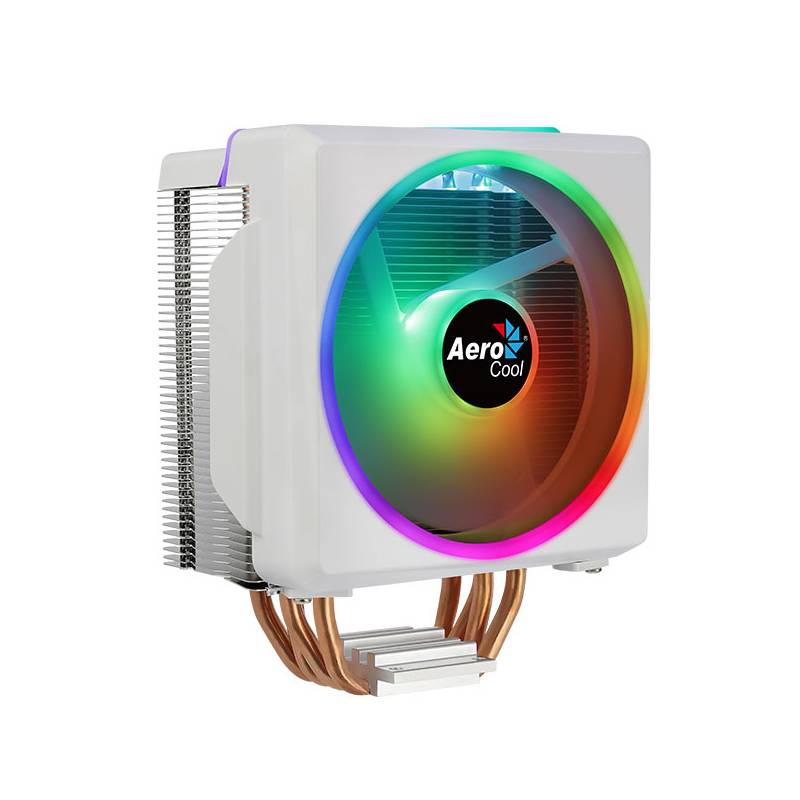 Refroidisseur de processeur AEROCOOL Cylon 4F ARGB - Blanc