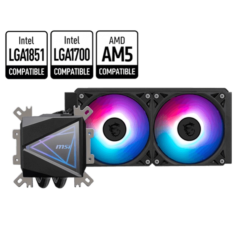 Refroidisseur De Processeur Gamer MSI MAG CORELIQUIDE I240 - Noir