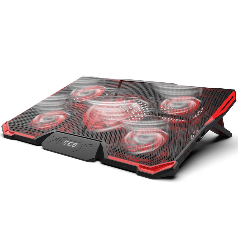 Refroidisseur INCA INC-611GMS Pour PC Portable – Noir&Rouge