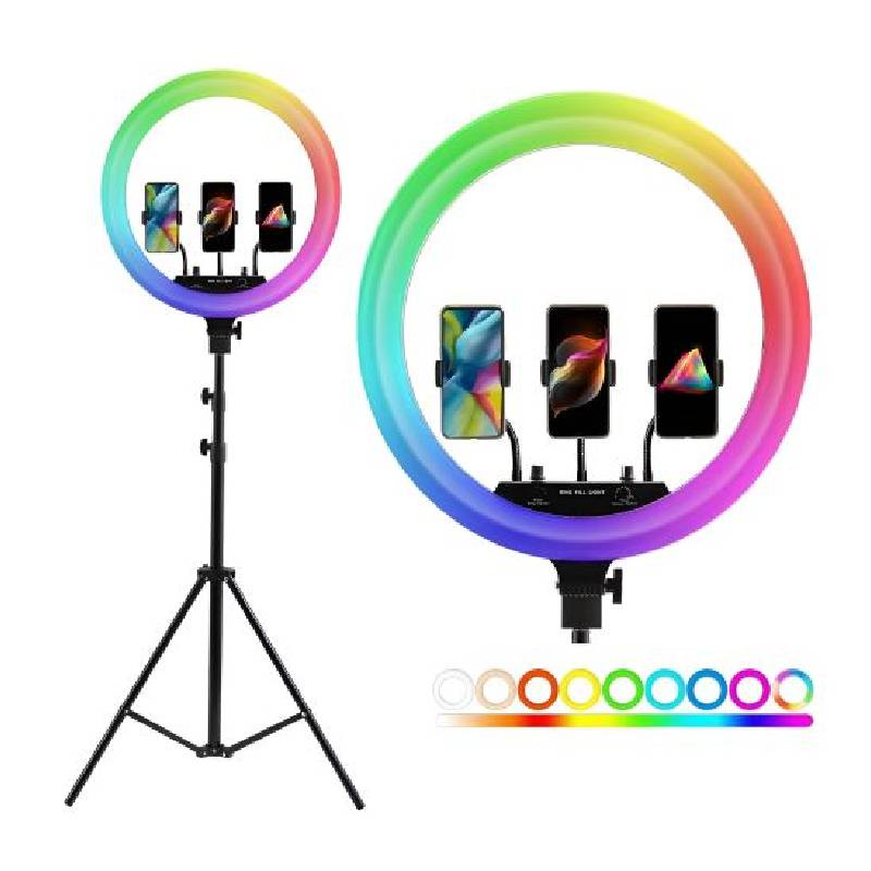 Ring Light Plokama R56 PRO LED RGB 56 cm Rotation 360°