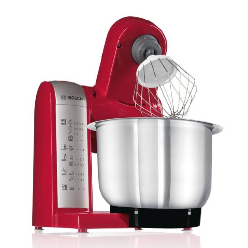 Robot Pétrin BOSCH MUM48R1 600W - Rouge